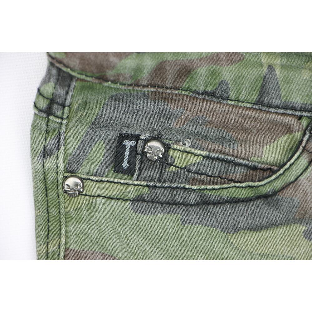 Tripp NYC Daang Goodman Army Military Camo Camouflage Stretch Skinny Pants Jeans - Picture 4 of 4